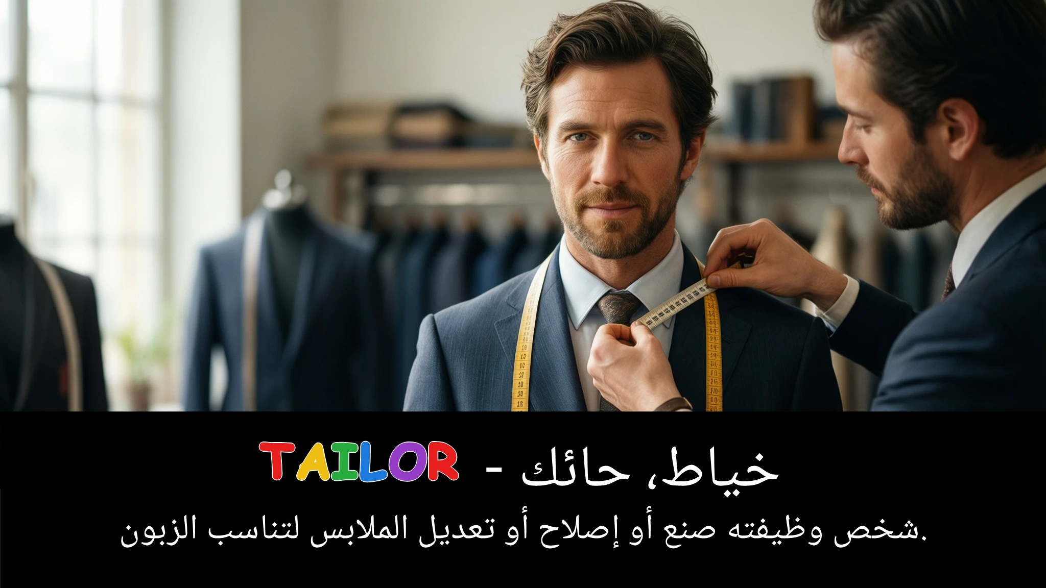 Arabic Illustration for tailor